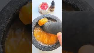 Orange mask #funny #handmadefacemask #food #cooking #relax #satisfying #animation #mukbang#chocolate