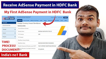 How To Receive AdSense Payment in HDFC Bank | Best Bank for AdSense in 2022