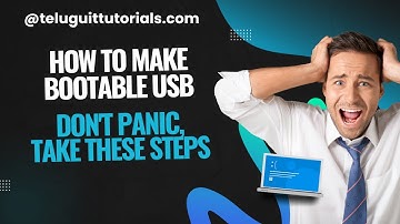 How to Create Bootable USB Pen drive for Windows 10/11/7 Easily with RUFUS [FREE] in Telugu