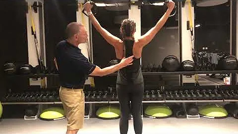 TRX Scapular Stability Exercise T-Y-W