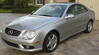 2004 Mercedes Benz CLK500 AMG Sport Coupe Review and Test Drive by Bill  Auto Europa Naples