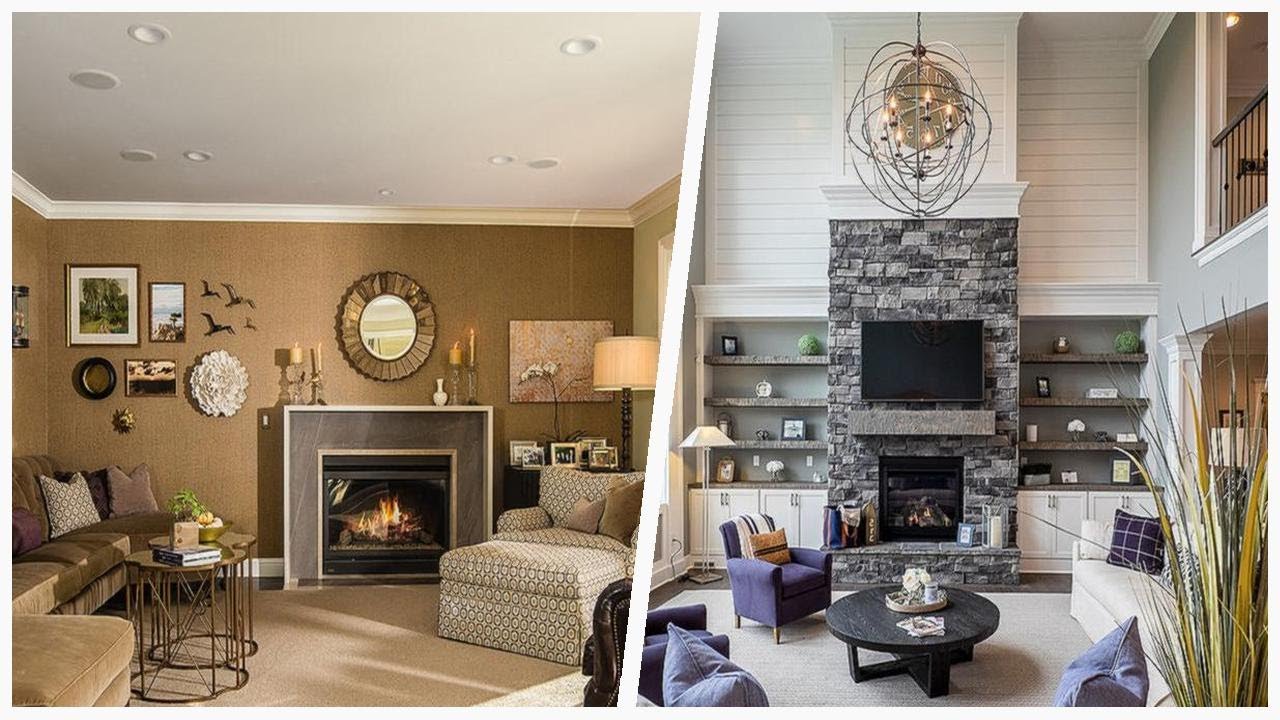 75 Traditional Family Room Design - YouTube