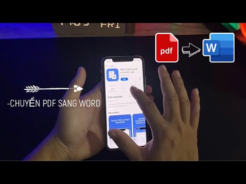 Cách chuyển PDF sang WORD trên điện thoại bằng app miễn phí | thanks for 1000 subscribers