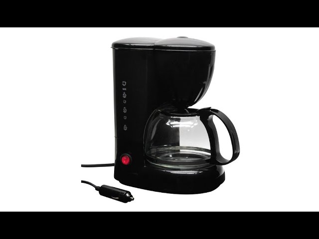 RoadPro RPSC785 12V Coffee Maker with Glass Carafe