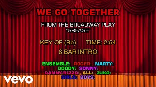 Songs from Grease - We Go Together (Karaoke)