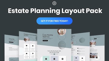 Get a FREE Estate Planning Layout Pack for Divi
