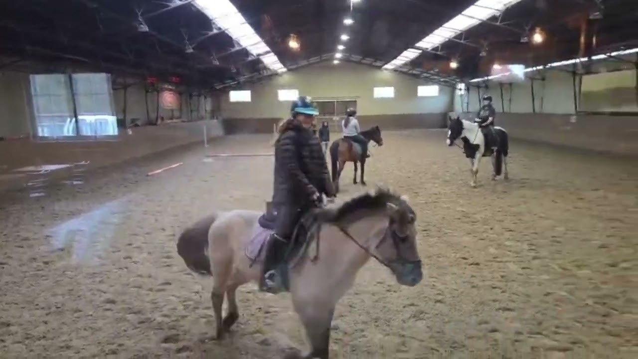 Gesprongen met bandit en ging ik weer bijna op me gezicht