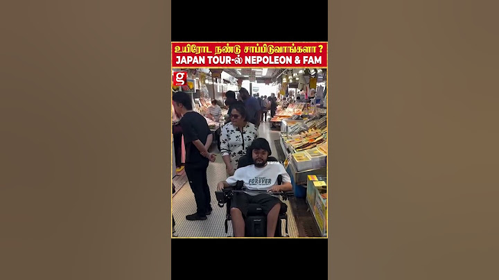 Japan Tour-ல் Nepoleon & Family  Nepolean Full Travel jAPAN Vlog Video | Dhanoosh | World Tour