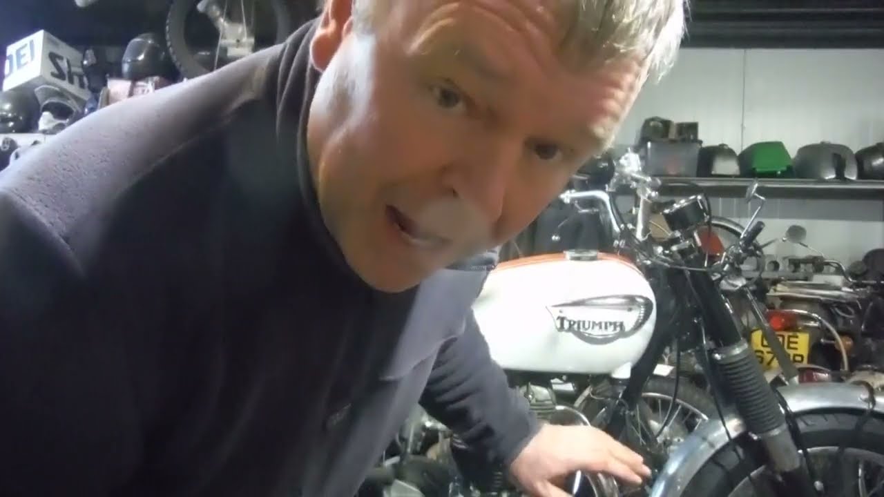 Стартовая попытка мотоцикла Triumph T120TT номер 6510!