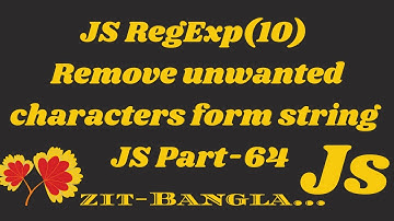 javascript regular expression Js Part 64 Remove Non Alphanumeric and Non Digits Characters