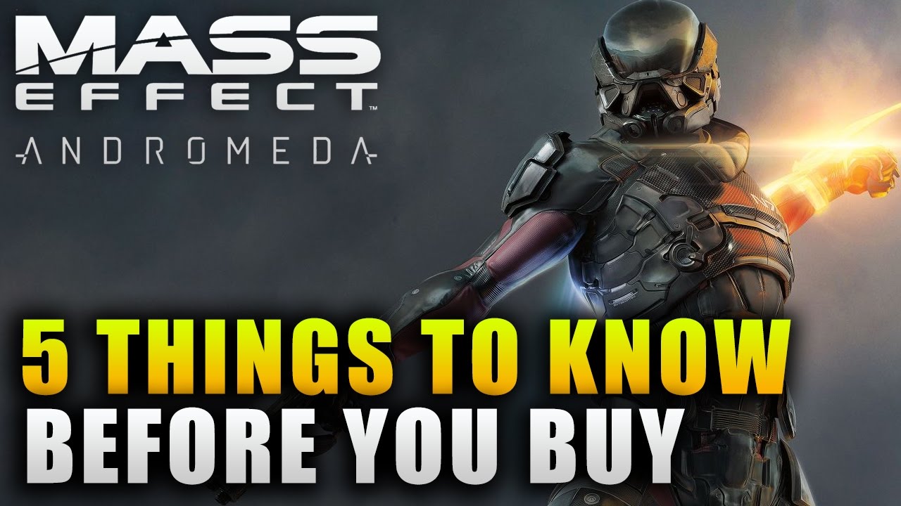Mass Effect Andromeda: 5 Things To Know Before You Buy