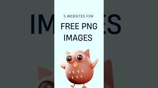 5 Websites for free png images #shorts #short #design #free #youtubeshorts #shortvideo