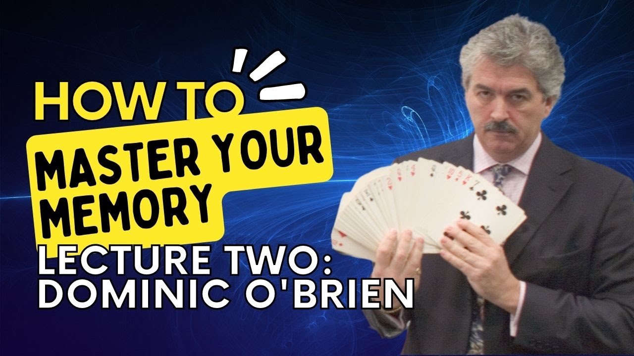 MASTERING YOUR MEMORY: Guest lecture from 8 time world memory champion ...