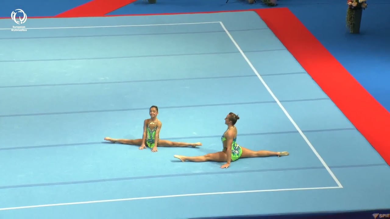 Mariana Antunes & Ines Ataide (POR) - 2023 ACRO EACG silver medallists, 12 - 18