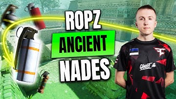 MAJOR FINAL | ropz Nades — Ancient vs Spirit — CS2 POV PERFECT WORLD SHANGHAI MAJOR 2024
