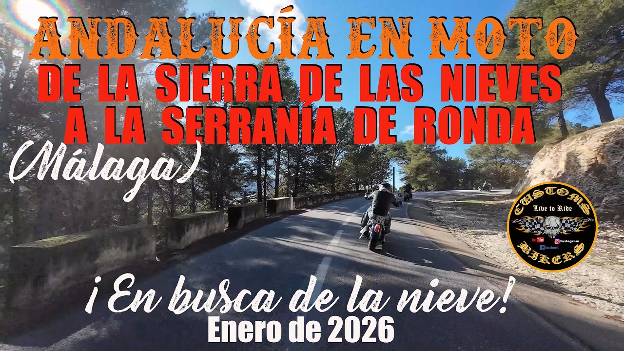 ANDALUCÍA EN MOTO: RODANDO CON FRÍO POR LA SIERRA DE LAS NIEVES (ENERO DE 2026)