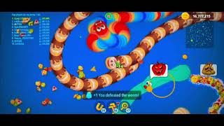 🐍Wormszone.io #001 Best Snake Gameplay| Saamp wala game 2023 | Snake Game2023 | Rắn Săn Mỗi game screenshot 4