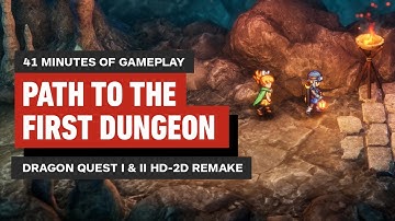 Dragon Quest I & II HD-2D Remake: 41 Minutes of Dragon Quest II - Opening to First Dungeon