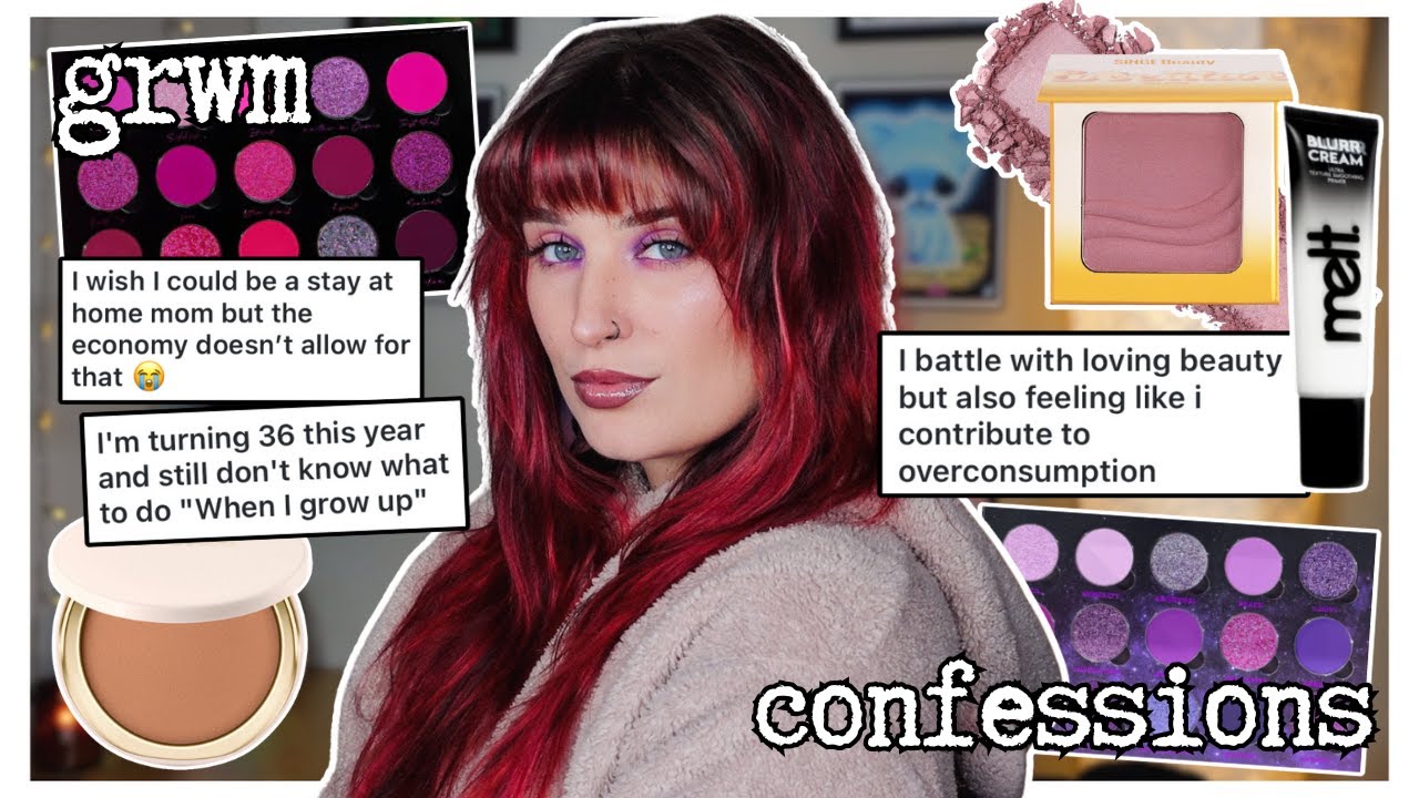 reacting to your confessions! get ready with me YouTube
