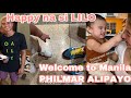 Finally Philmar Alipayo is in Manila sobrang saya ulit ng ating idol na si Lilo | Happy family