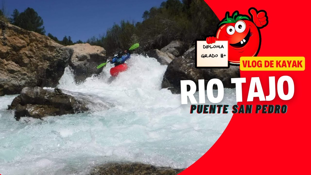 Kayak Río Tajo (Fuente la Falaguera - Puente San Pedro) 4,5 km III (3+)