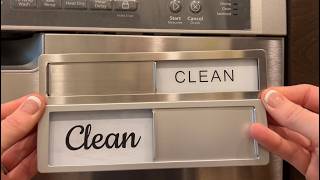 Dishwasher Clean & Dirty Magnet Comparison!