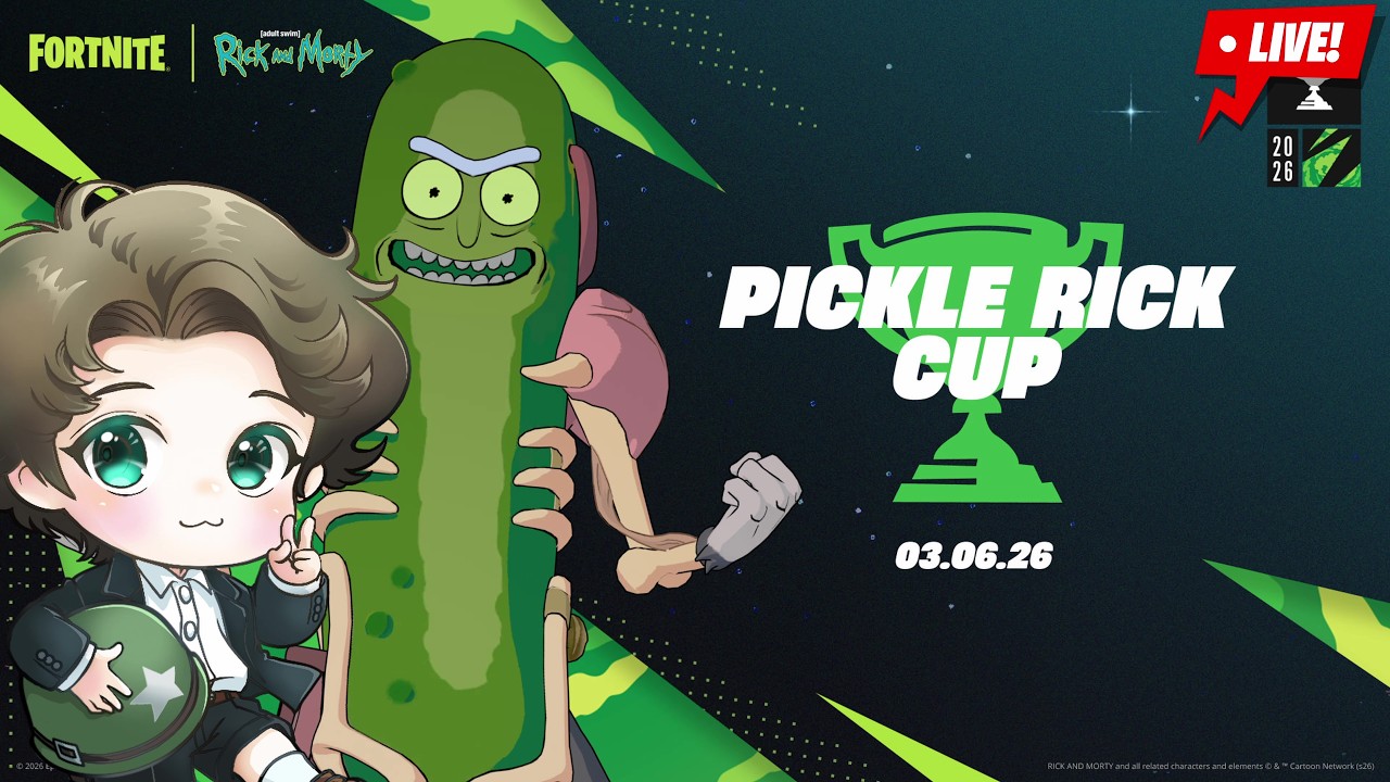 🔴ソロ大会  PICKLE RICK CUP         　　　　【FORTNITE フォートナイト】