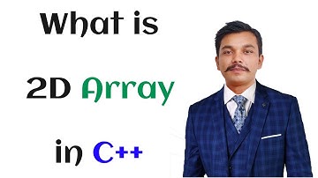 Lecture 53 What is  Two Dimensional  Array in C++ (Hindi/Urdu)