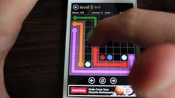 Flow - 9x9 Level 5 Walkthrough