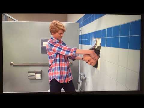 Scared Oliver bathroom scene Gas or Fail - Henry Danger