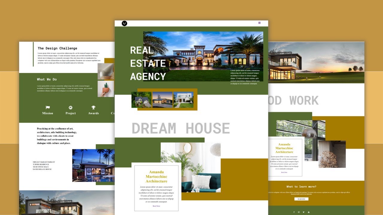 Real State Website Design Using HTML & CSS | Full Tutorial - YouTube