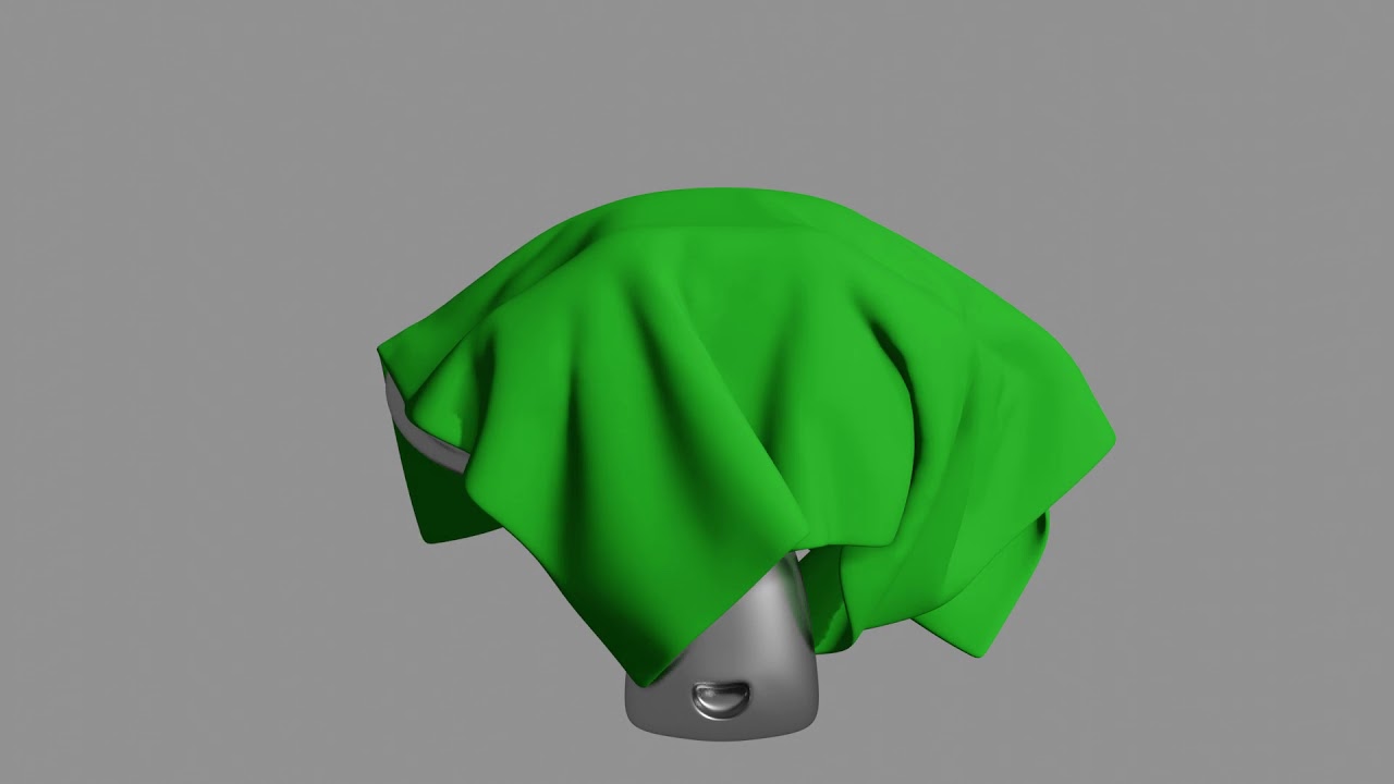 Blender Cloth Simulation, With a Twist (Olav3D Tutorials Result) YouTube