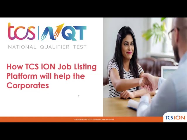 How Corporates can effectively use TCS iON Job Listing Platform