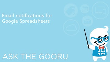 Email notifications for Google Spreadsheets