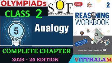 | Class 2 | Reasoning | Workbook | Chapter 5 | Analogy | MTG | 2025 - 26 |