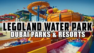 [4K] DUBAI LEGOLAND WATER PARK! Full Rides & Attractions! Dubai Parks & Resorts!