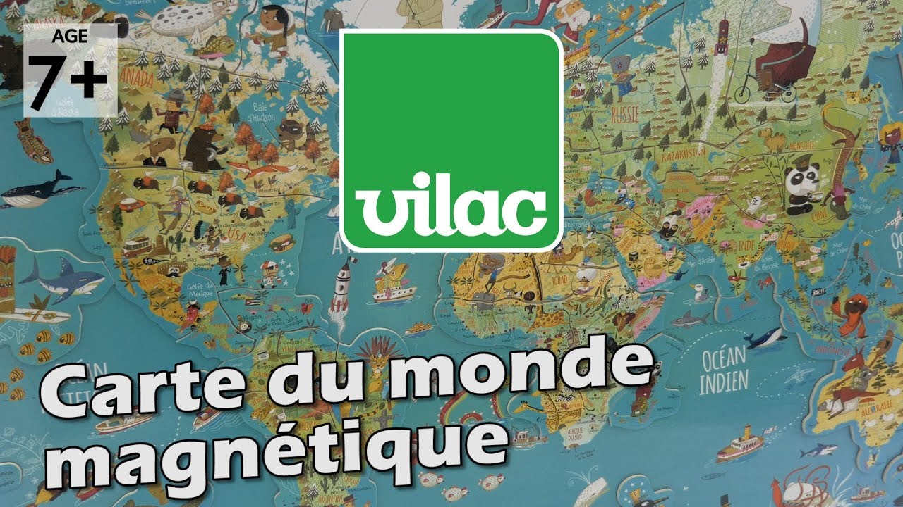 La Carte Du Monde Magnétique De Vilac Démo En Français Hd Fr