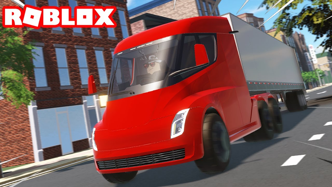 Driving The Tesla Semi Truck In Roblox Ultimate Driving Westover Youtube - roblox westover islands truck driver is drunk