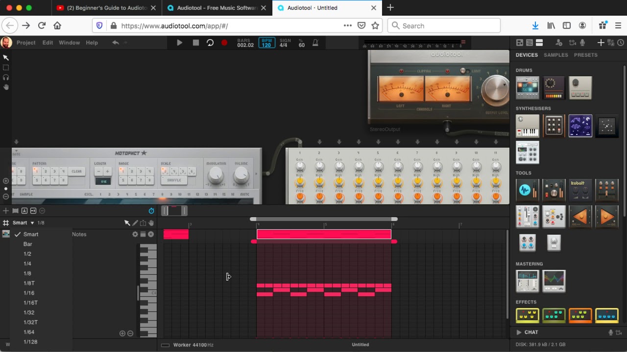 Audiotool Assignment 5: Straight vs Swing/Shuffle Time