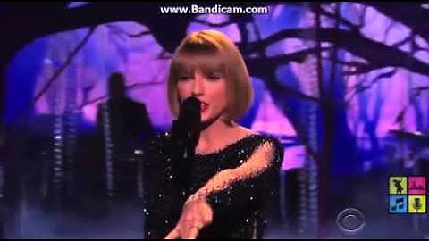 Taylor Swift - Out of the woods HQ performance (Live at The 2016 Grammy awards)