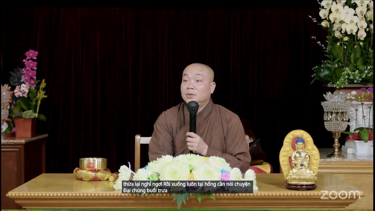 [LIVE]-Lớp A Tì Đàm-Câu Xá Q5 - Bốn tu định - Thầy Thích Huyền Châu || SBU TV 57.15