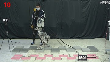 [Hubo Lab] Stepping stone test