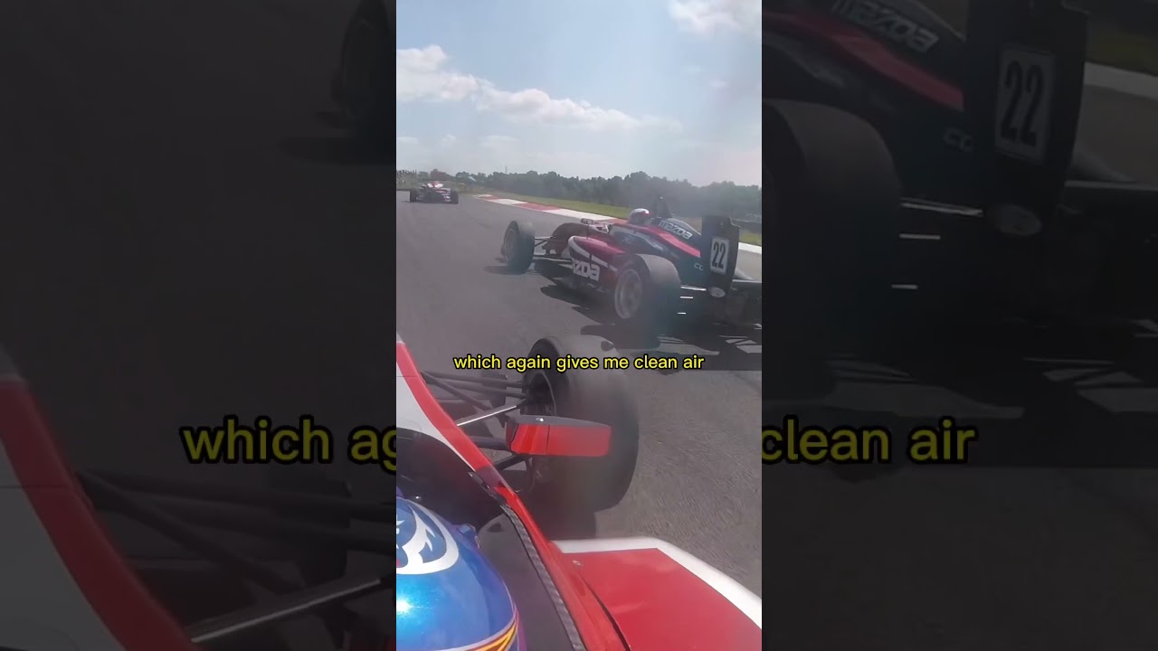 Clean air in downforce cars is so powerful🤯🏁