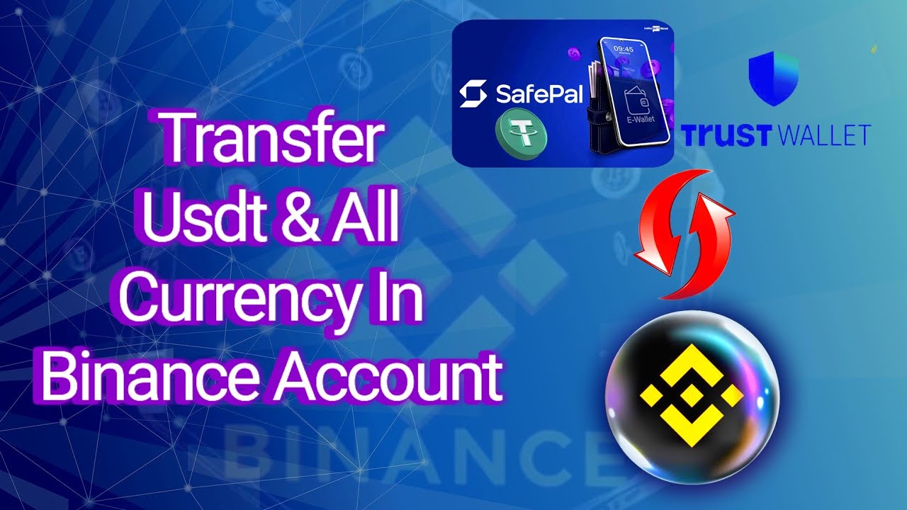 Transfer USDT with All Currency, SafePal & Trust Wallet To Binance,All ...