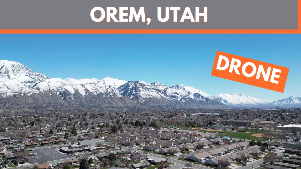 Experience Life in Orem, Utah Stunning Drone Tour YouTube