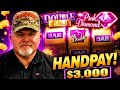 HANDPAY! Max Bets Double Gold | Pink Diamond Casino Slots Big Win