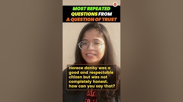 3 Most Repeated Questions from A Question Of Trust | Class 10 CBSE 2024 #vedantuclass10 #english