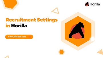 Overview of Recruitment Settings in Horilla HRMS | Free HRMS | Open Source Recruitment Software