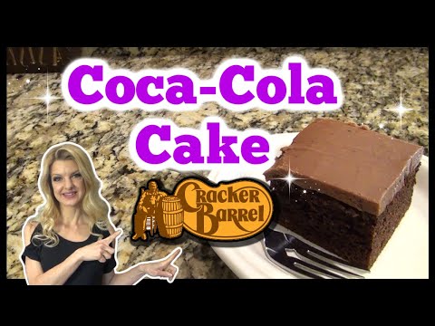 Cracker Barrel's Chocolate COCA-COLA CAKE | Copycat Recipe | Double Chocolate Fudge Coca-Cola Cake