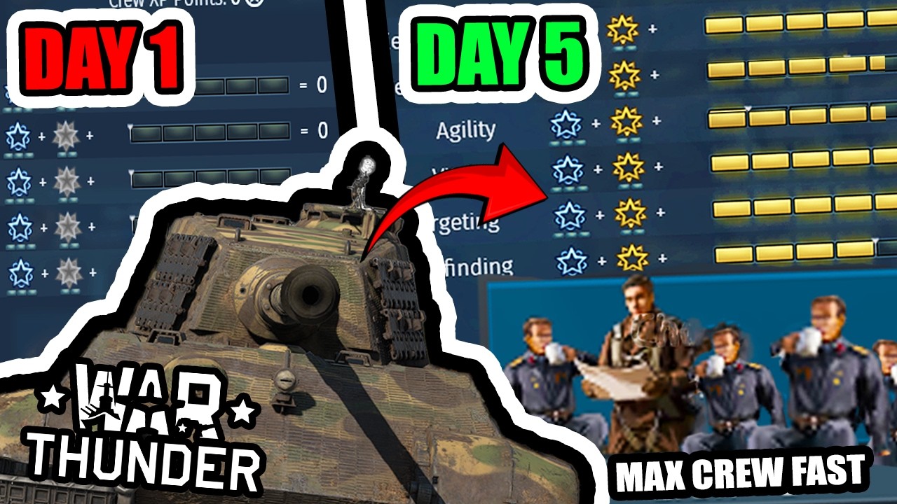 How to Level Up Crew Skills FAST in War Thunder 2025 | Most Important ...